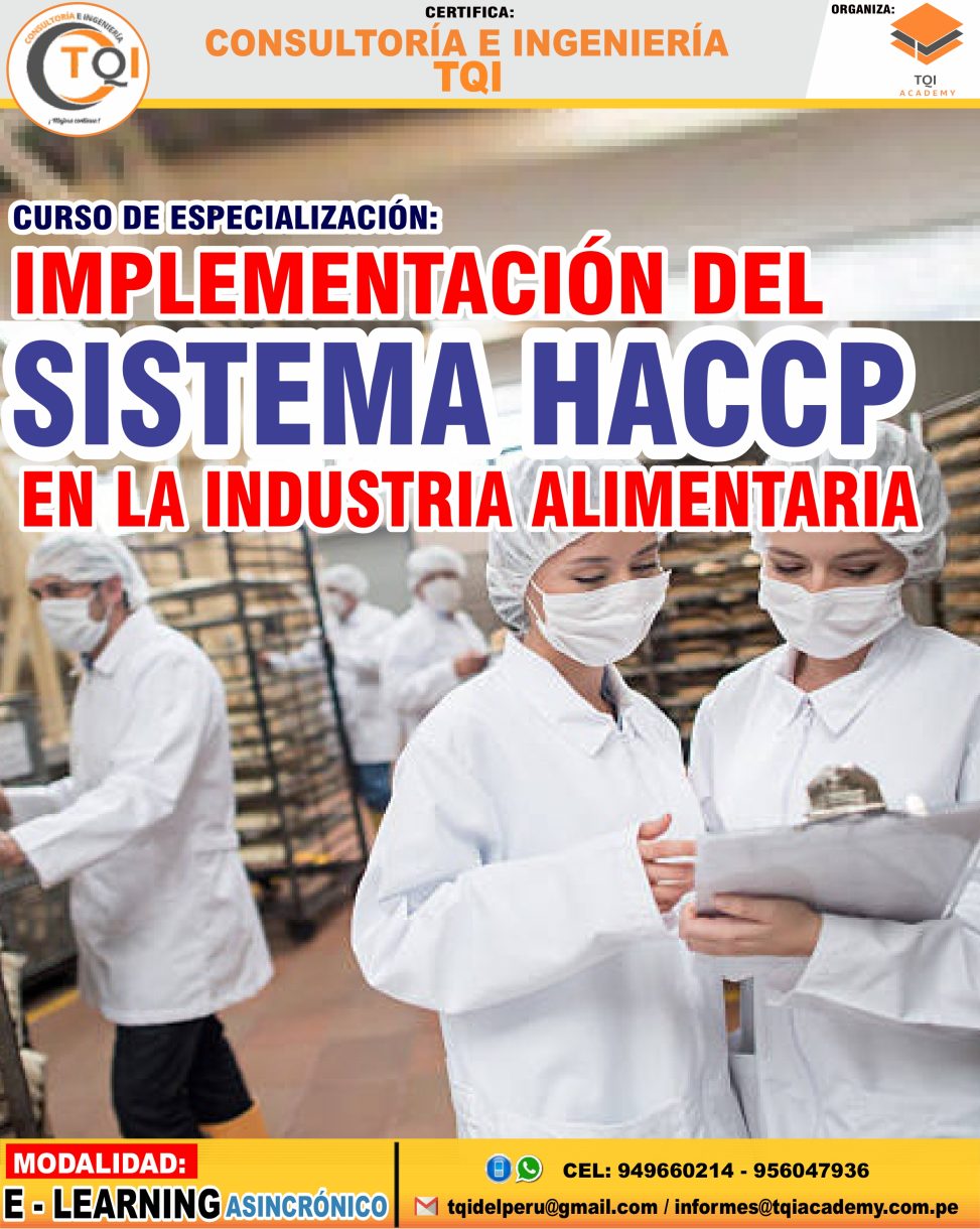 IMPLEMENTACIÓN DEL SISTEMA HACCP EN LA INDUSTRIA ALIMENTARIA - TQI del Perú