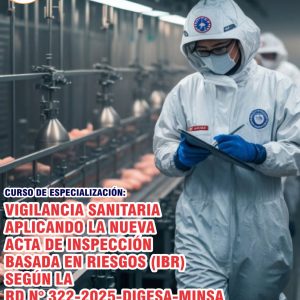 VIGILANCIA SANITARIA APLICANDO LA NUEVA ACTA DE INSPECCIÓN BASADA EN RIESGOS (IBR) SEGUN LA RD N° 322-2025-DIGESA-MINSA - Imagen 1