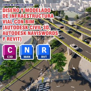 DISEÑO DE MODELADO DE INFRAESTRUCTURA VIAL CON BIM (AUTODESK CIVIL 3D, AUTODESK NAVISWORDS Y REVIT) - Imagen 1