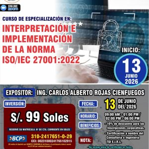 INTERPRETACIÓN E IMPLEMENTACIÓN DE LA NORMA ISO/IEC 27001:2022