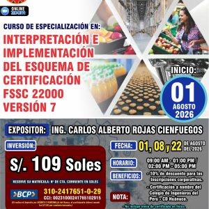 INTERPRETACIÓN E IMPLEMENTACIÓN DEL ESQUEMA DE CERTIFICACIÓN FSSC 22000 VERSIÓN 7 - Imagen 1