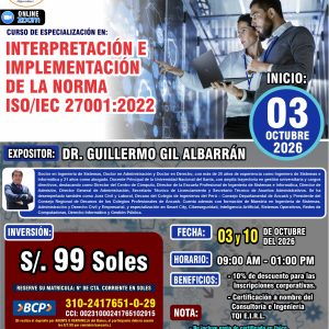INTERPRETACIÓN E IMPLEMENTACIÓN DE LA NORMA ISO/IEC 27001:2022 - Imagen 1