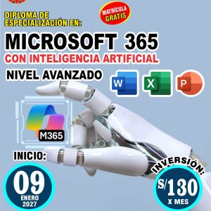 MICROSOFT 365 CON INTELIGENCIA ARTIFICIAL NIVEL AVANZADO