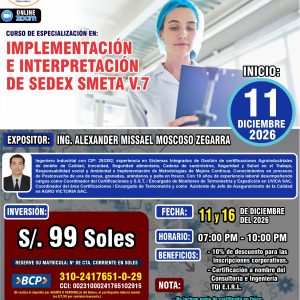 IMPLEMENTACIÓN E INTERPRETACIÓN DE SEDEX SMETA V.7