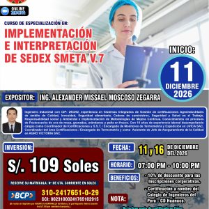 IMPLEMENTACIÓN E INTERPRETACIÓN DE SEDEX SMETA V.7