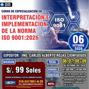INTERPRETACIÓN E IMPLEMENTACIÓN DE LA NORMA ISO 9001:2026